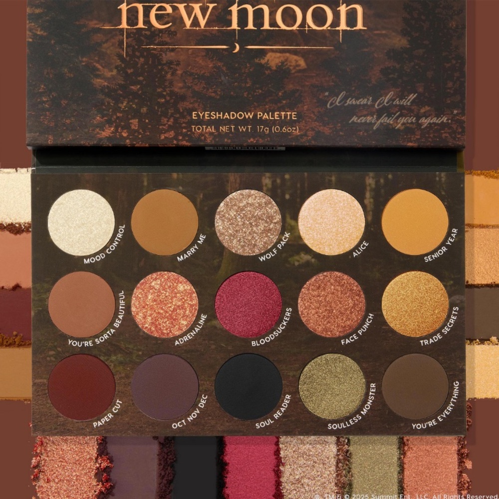 Twilight: New Moon x Colourpop Eyeshadow Palette